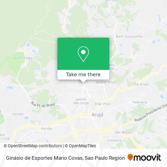 Ginásio de Esportes Mario Covas map