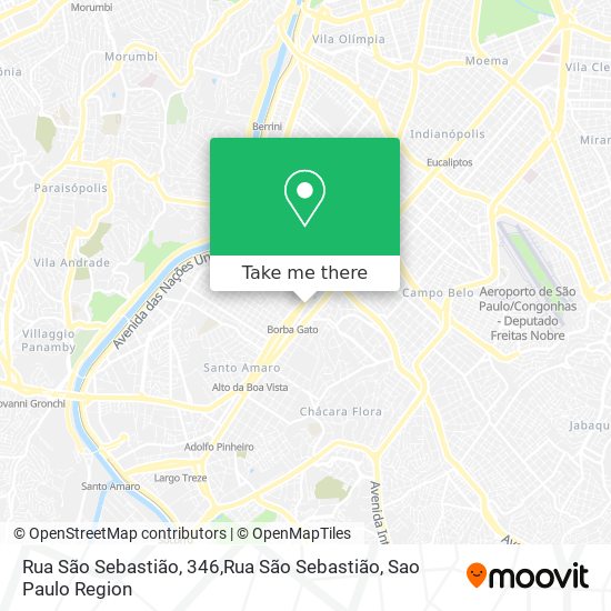 Rua São Sebastião, 346,Rua São Sebastião map