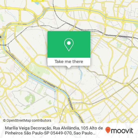 Marília Veiga Decoração, Rua Alvilândia, 105 Alto de Pinheiros São Paulo-SP 05449-070 map