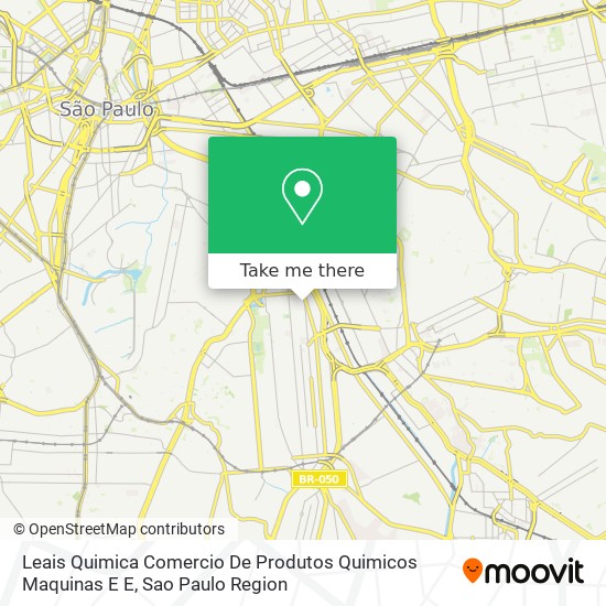 Leais Quimica Comercio De Produtos Quimicos Maquinas E E map