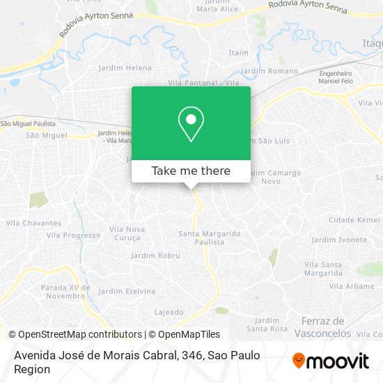 Avenida José de Morais Cabral, 346 map