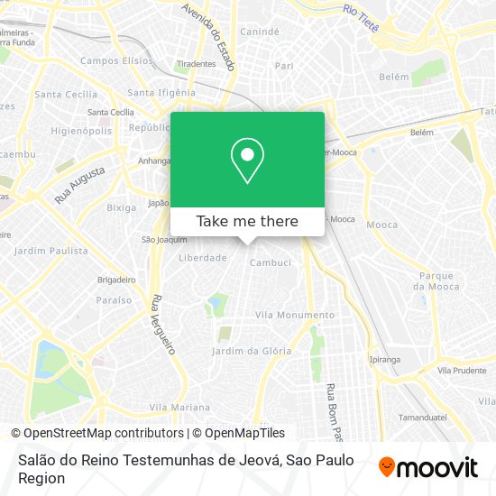 Salão do Reino Testemunhas de Jeová map