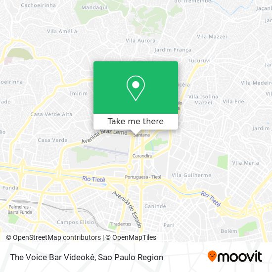 The Voice Bar Videokê map
