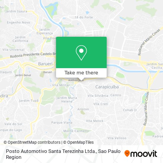 Posto Automotivo Santa Terezinha Ltda. map