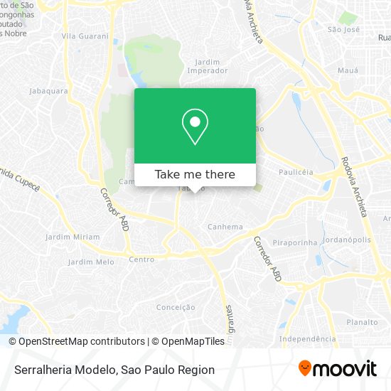 Serralheria Modelo map