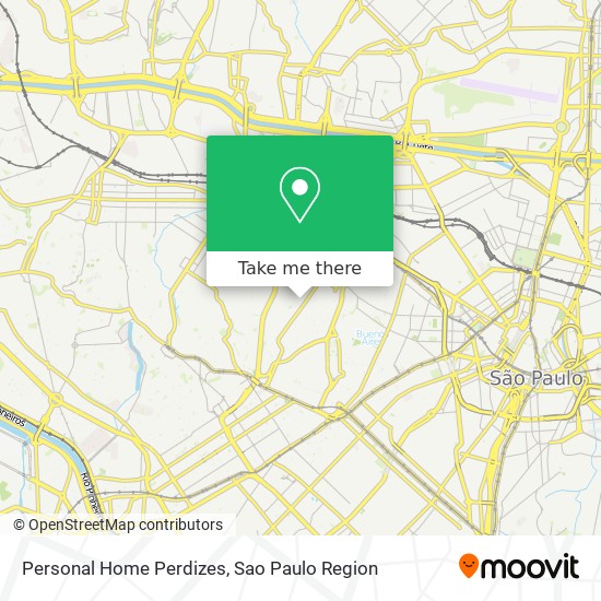 Mapa Personal Home Perdizes