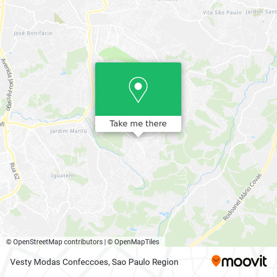 Vesty Modas Confeccoes map