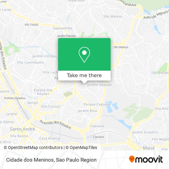 Cidade dos Meninos map