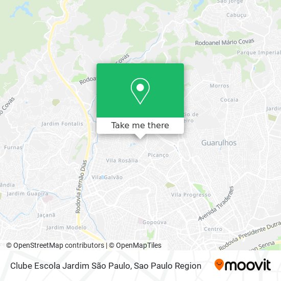 Clube Escola Jardim São Paulo map