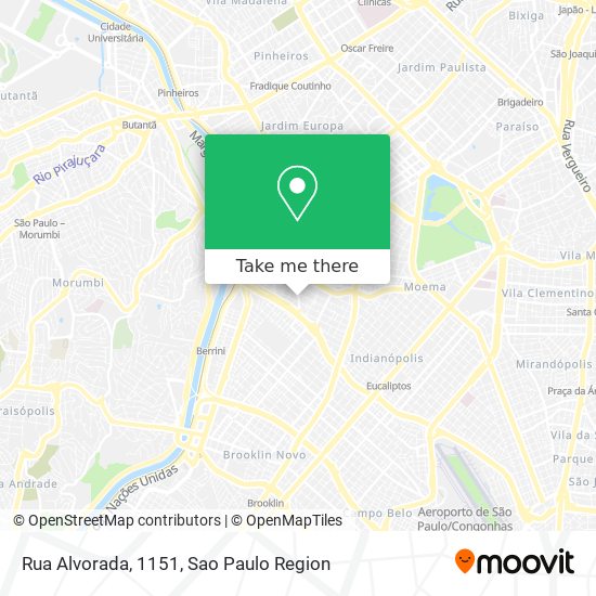 Rua Alvorada, 1151 map