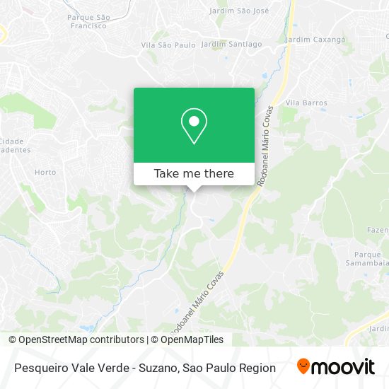 Pesqueiro Vale Verde - Suzano map