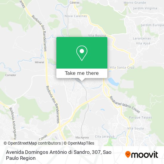 Avenida Domingos Antônio di Sandro, 307 map