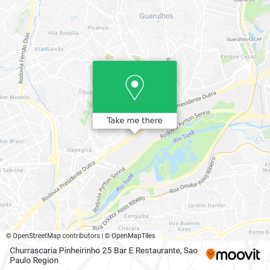 Churrascaria Pinheirinho 25 Bar E Restaurante map