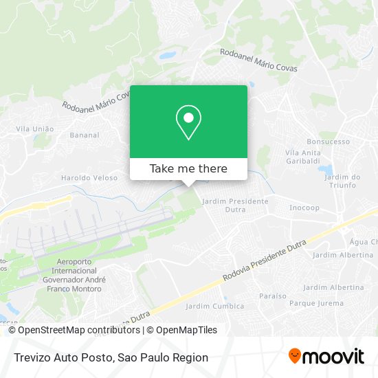 Mapa Trevizo Auto Posto