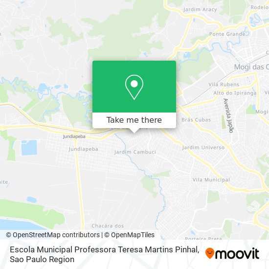 Escola Municipal Professora Teresa Martins Pinhal map