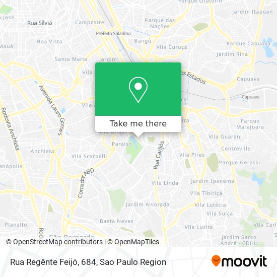 Rua Regênte Feijó, 684 map