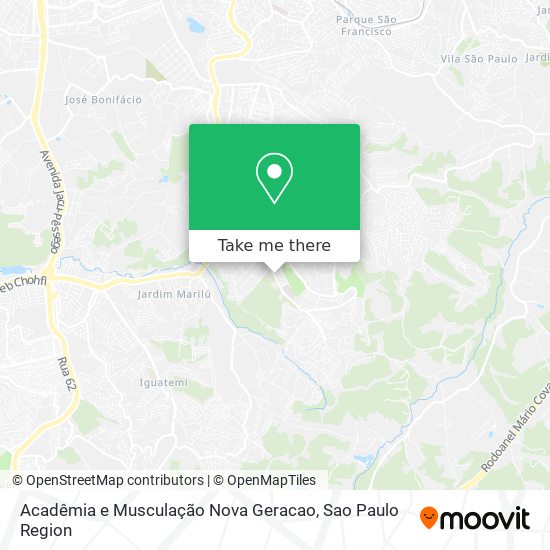 Acadêmia e Musculação Nova Geracao map