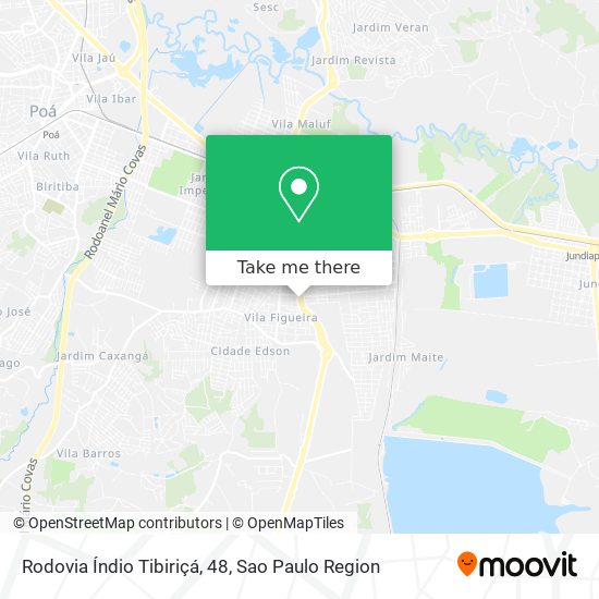 Rodovia Índio Tibiriçá, 48 map