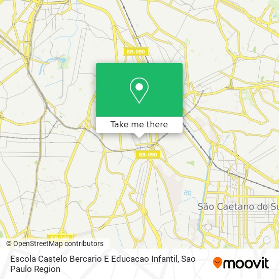 Escola Castelo Bercario E Educacao Infantil map