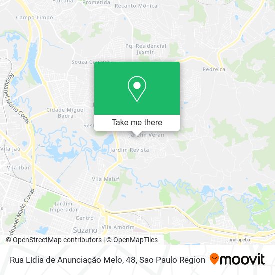 Rua Lídia de Anunciação Melo, 48 map
