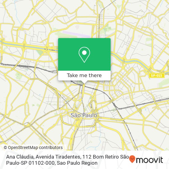 Ana Cláudia, Avenida Tiradentes, 112 Bom Retiro São Paulo-SP 01102-000 map