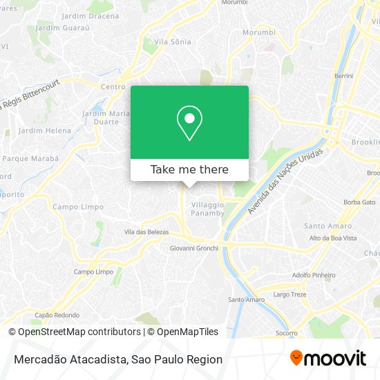 Mercadão Atacadista map