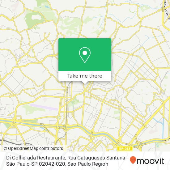 Di Colherada Restaurante, Rua Cataguases Santana São Paulo-SP 02042-020 map