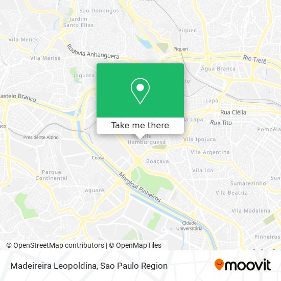 Madeireira Leopoldina map