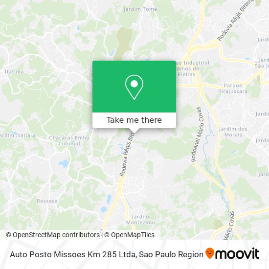 Auto Posto Missoes Km 285 Ltda map