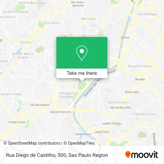 Rua Diego de Castilho, 500 map