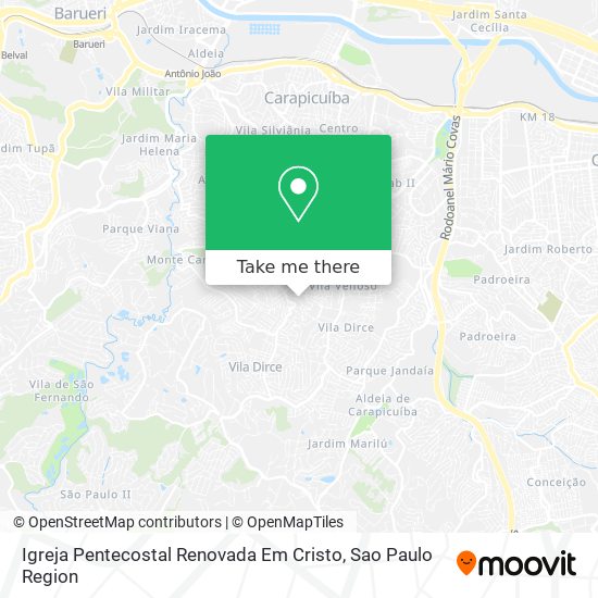Igreja Pentecostal Renovada Em Cristo map