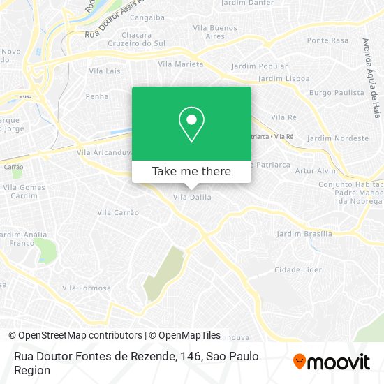 Mapa Rua Doutor Fontes de Rezende, 146