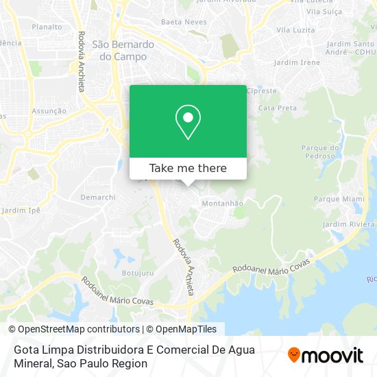 Gota Limpa Distribuidora E Comercial De Agua Mineral map