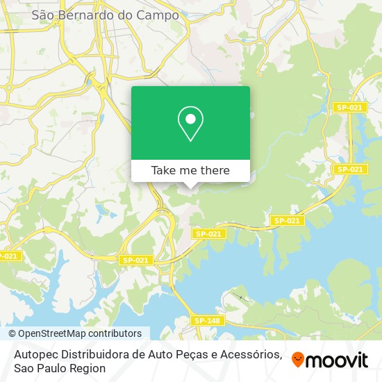 Autopec Distribuidora de Auto Peças e Acessórios map