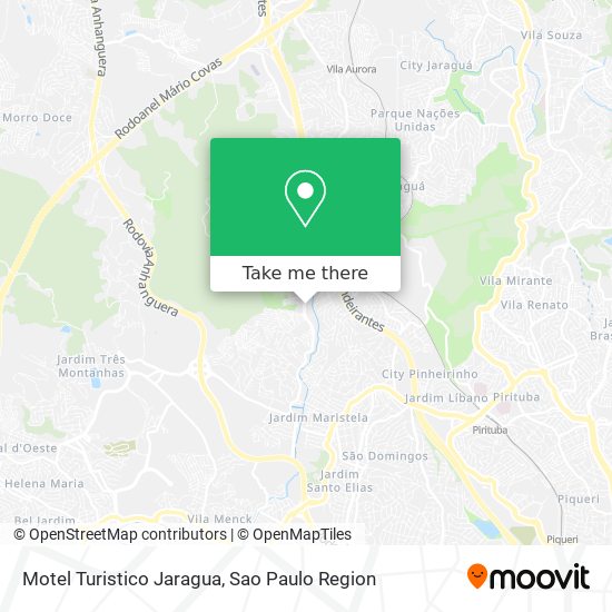 Motel Turistico Jaragua map