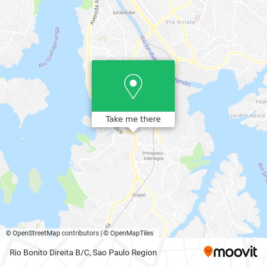 Rio Bonito Direita B/C map
