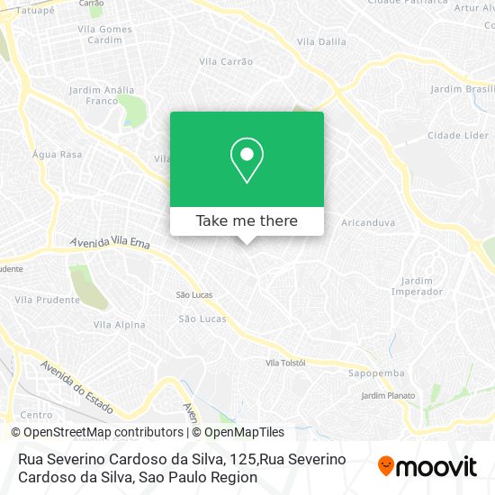 Rua Severino Cardoso da Silva, 125,Rua Severino Cardoso da Silva map