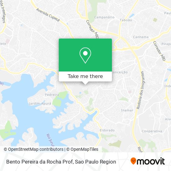 Bento Pereira da Rocha Prof map