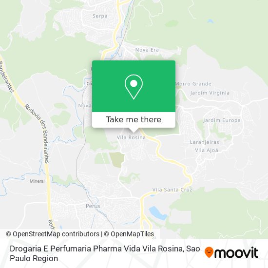 Drogaria E Perfumaria Pharma Vida Vila Rosina map