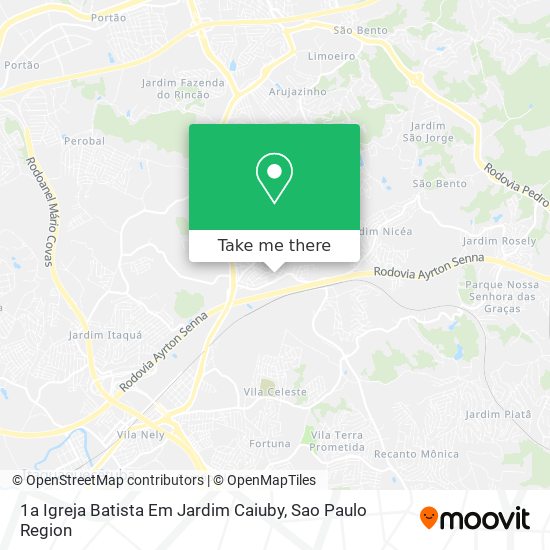 1a Igreja Batista Em Jardim Caiuby map