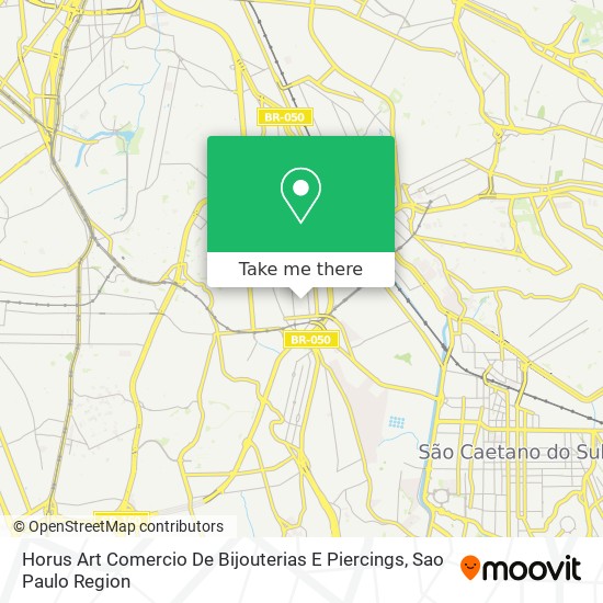 Horus Art Comercio De Bijouterias E Piercings map