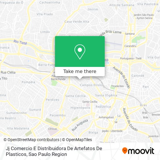 Jj Comercio E Distribuidora De Artefatos De Plasticos map