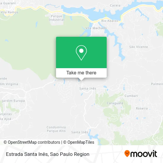 Estrada Santa Inês map