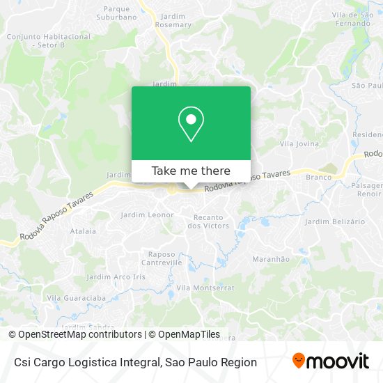 Csi Cargo Logistica Integral map