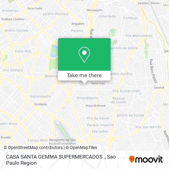 CASA SANTA GEMMA SUPERMERCADOS . map