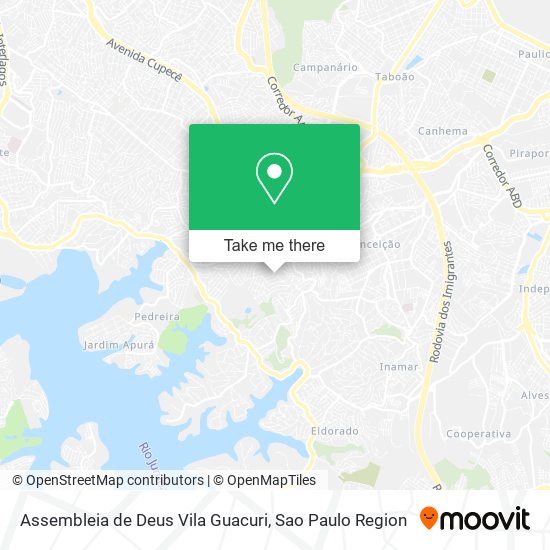 Assembleia de Deus Vila Guacuri map