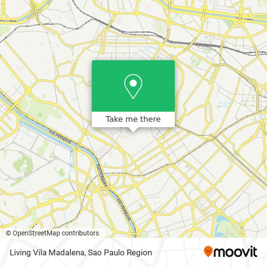 Living Vila Madalena map