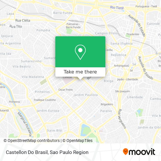 Mapa Castellon Do Brasil