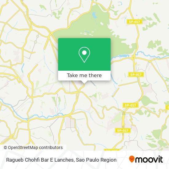 Mapa Ragueb Chohfi Bar E Lanches