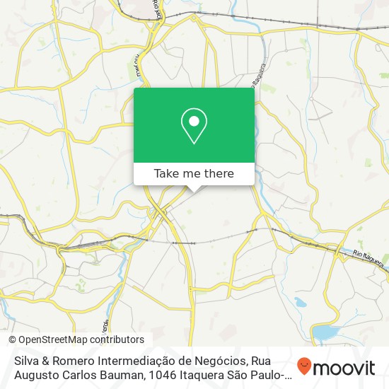 Mapa Silva & Romero Intermediação de Negócios, Rua Augusto Carlos Bauman, 1046 Itaquera São Paulo-SP 08210-590